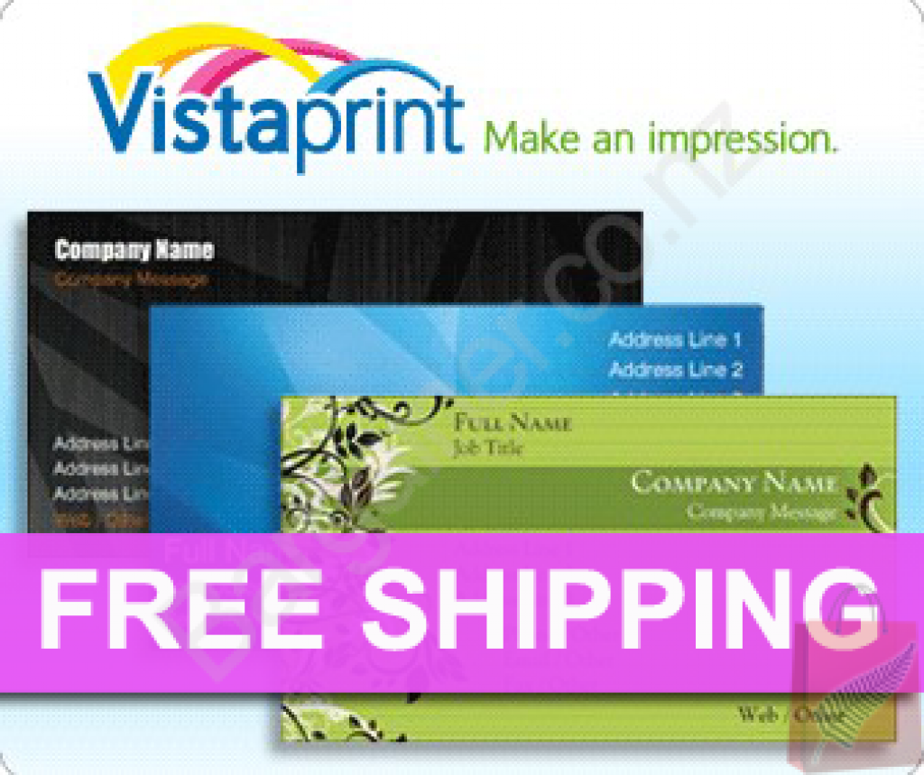 Vistaprint FREE Shipping Coupon Bargainer.co.nz