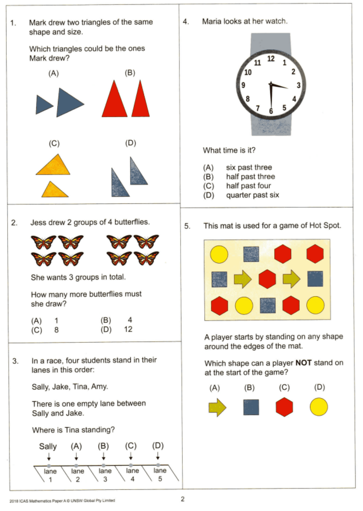 ICAS Past Papers - NZ Year 4 Mathematics/Spelling/English/Science ...